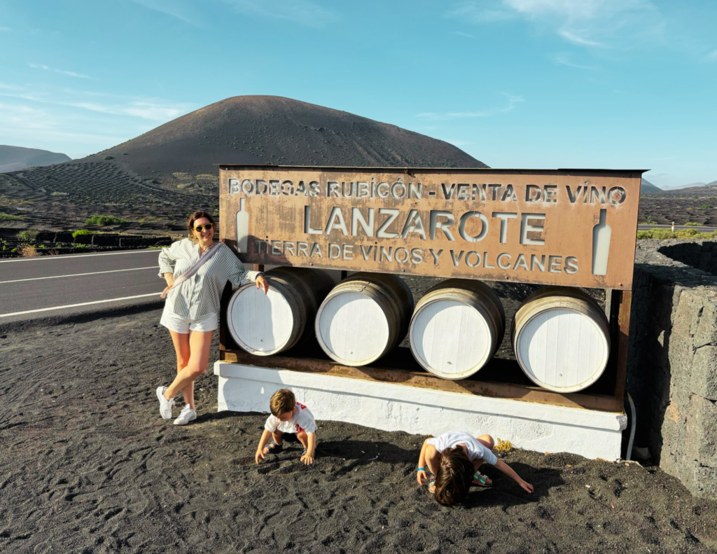 la geria Lanzarote con bambini