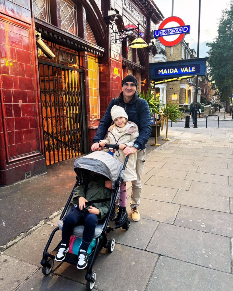 underground Londra con bambini