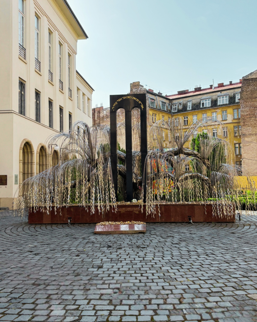 Quartiere ebraico Budapest con bambini