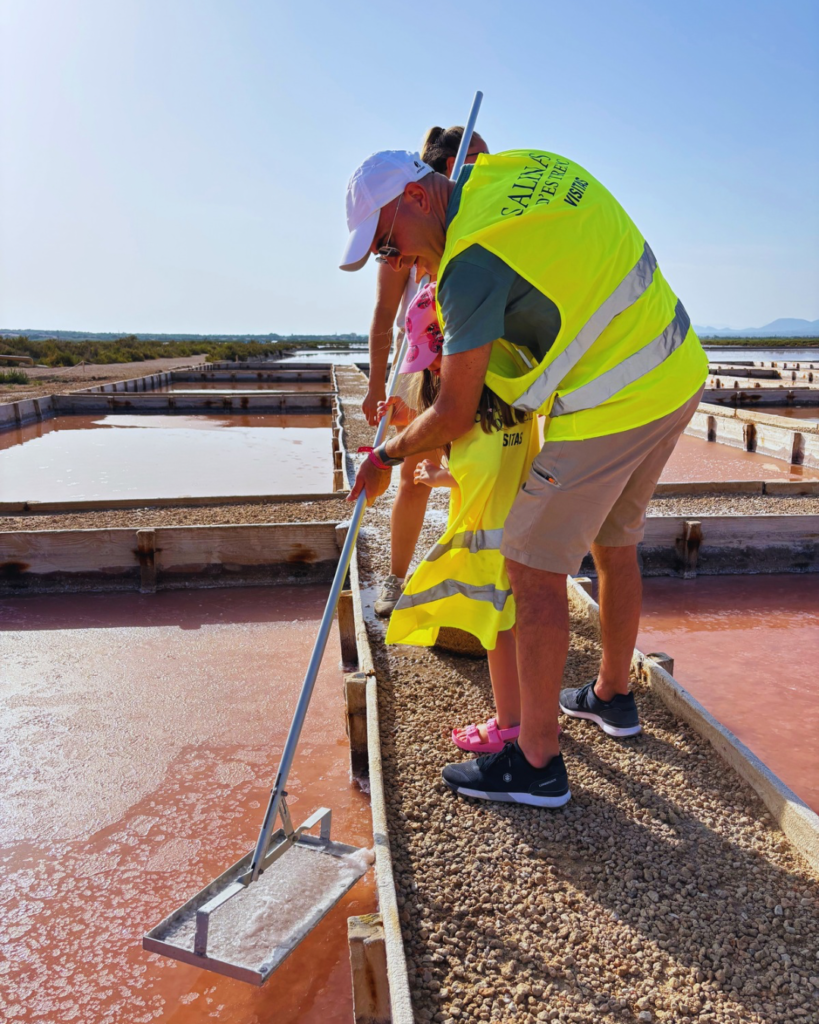 saline Maiorca con bambini