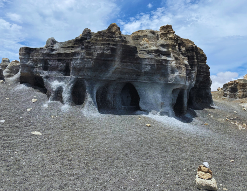 antigua rofera Lanzarote con bambini