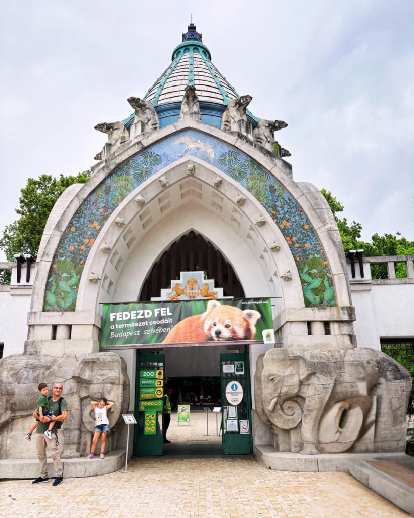 Zoo Varosliget con bambini