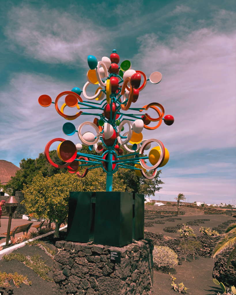 manrique Lanzarote con bambini