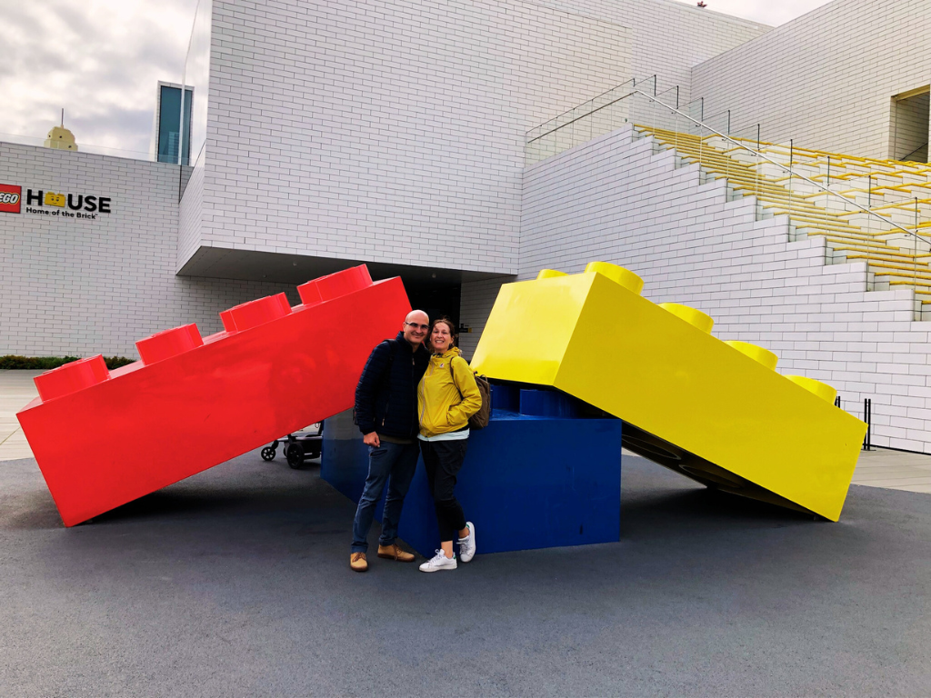 Legohouse Billund Danimarca con bambini