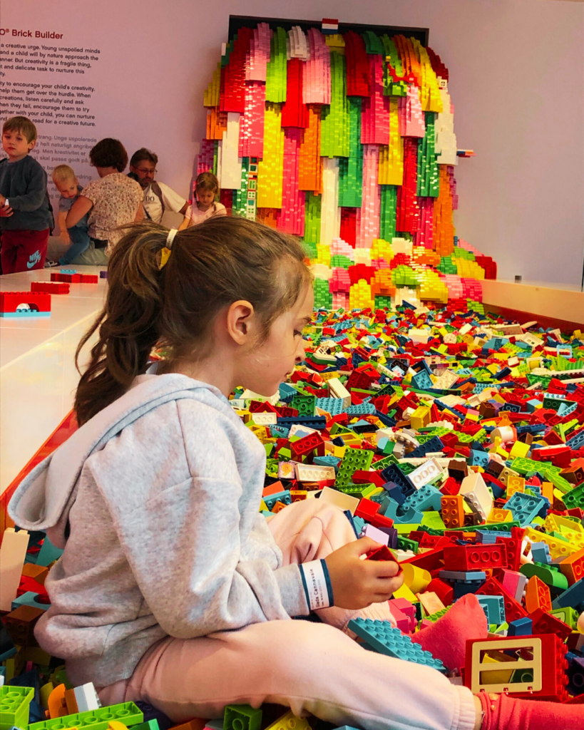 Legohouse Billund Danimarca con bambini