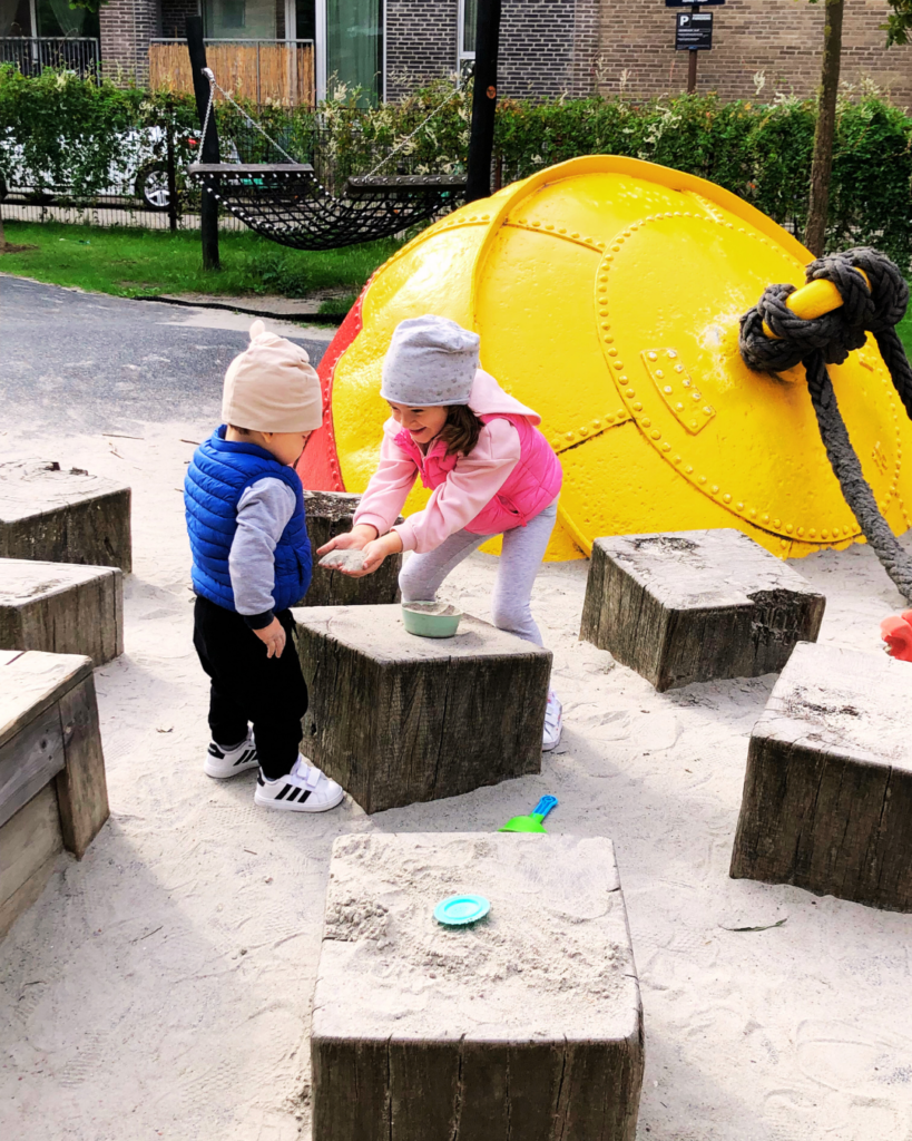 Quartiere Nordhavn Copenhagen Danimarca con bambini