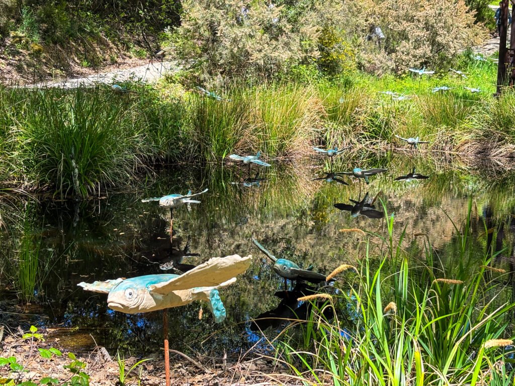 parco sculture del chianti dintorni di Siena con bambini