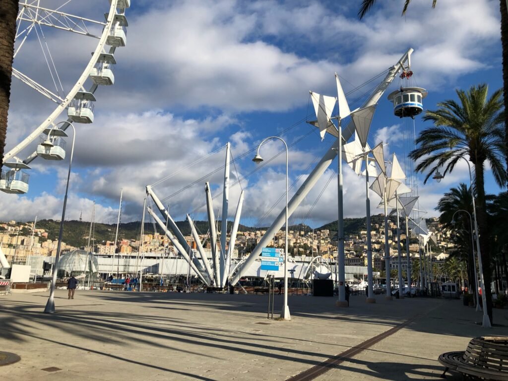 porto Genova con bambini