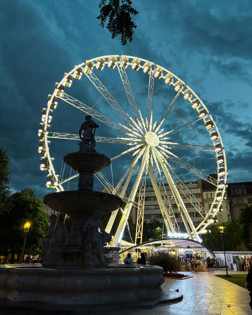 ruota panoramica Budapest con bambini
