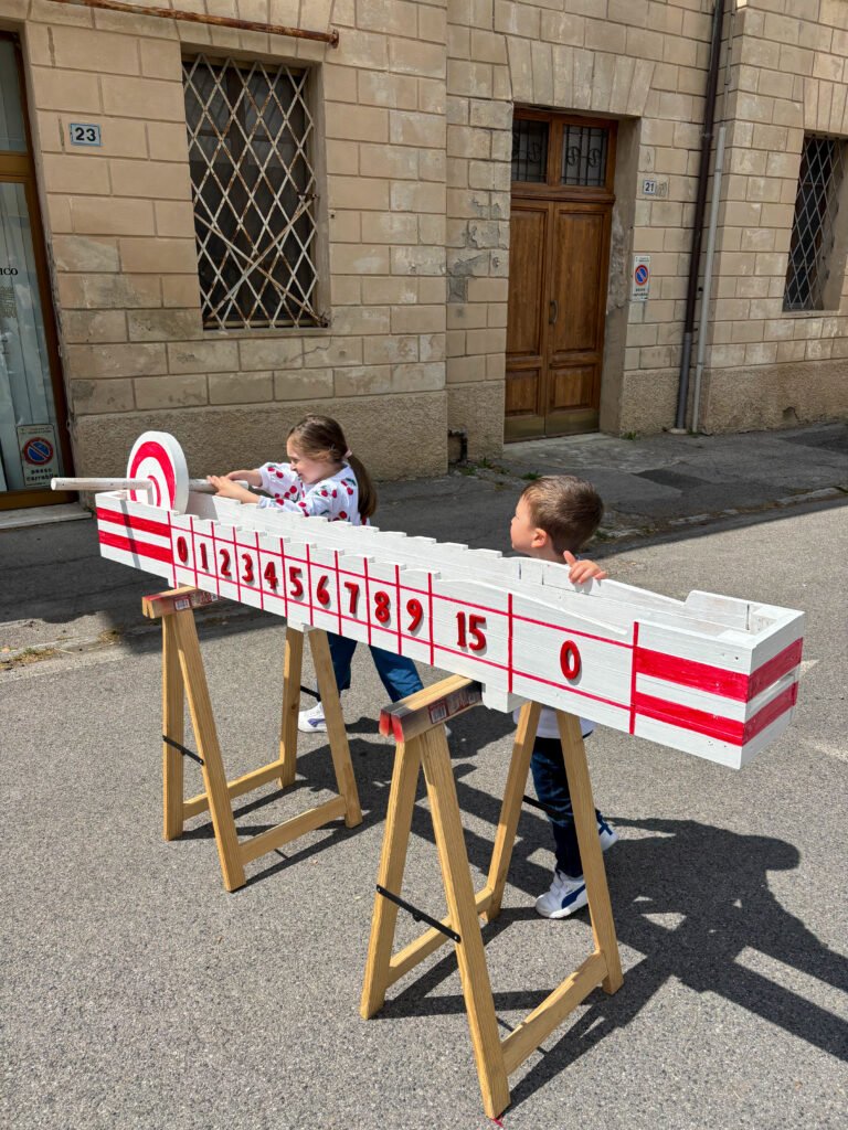 treno natura dintorni di Siena con bambini