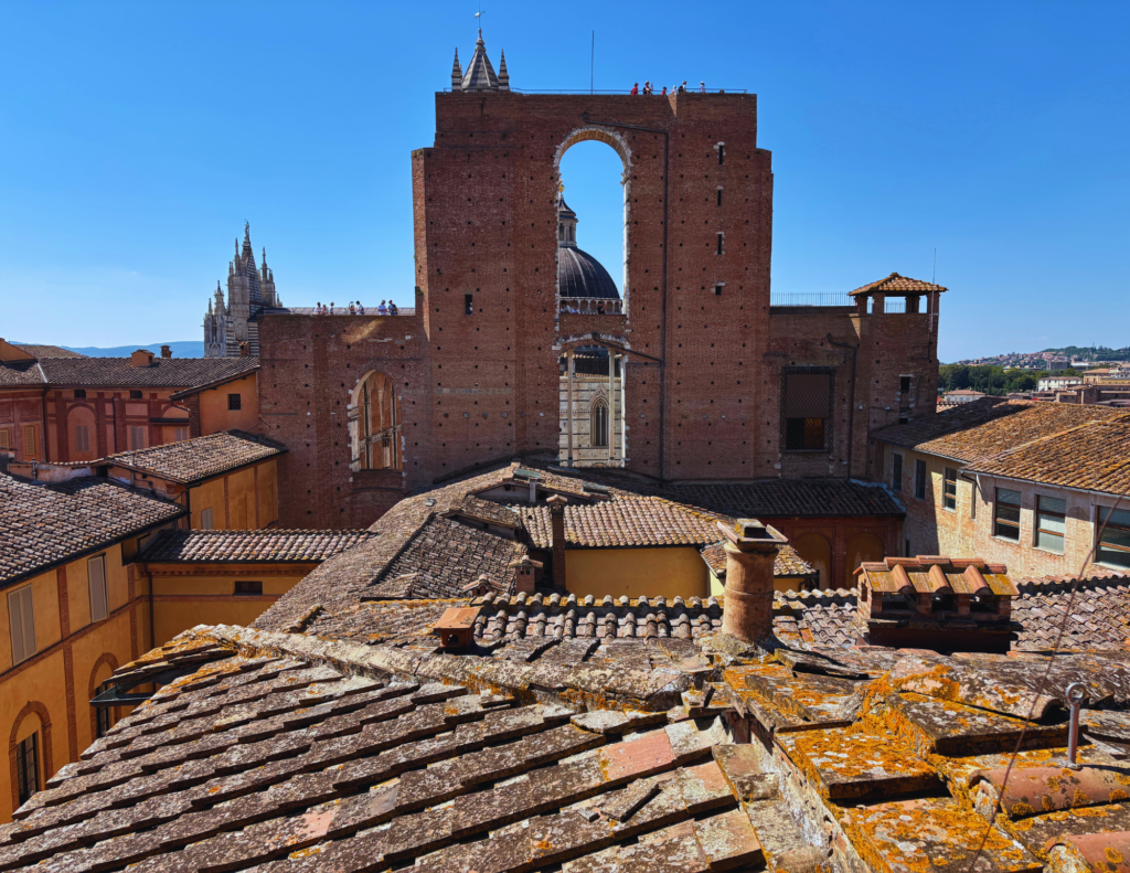 view Siena con bambini